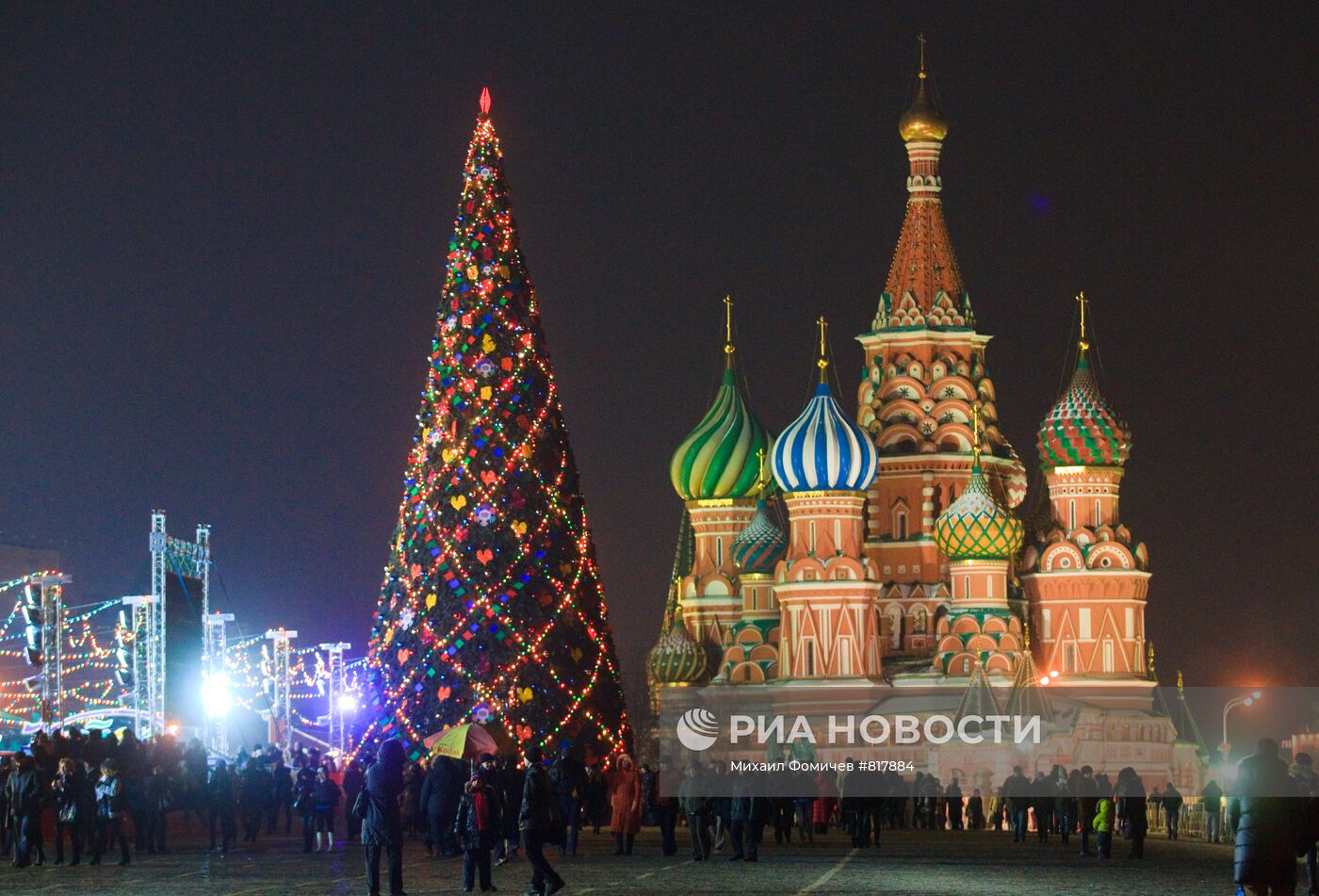 Москва готовится к встрече Нового года