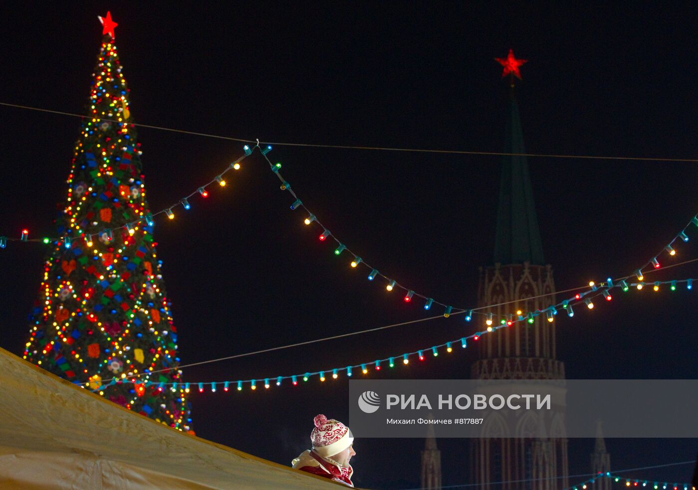 Москва готовится к встрече Нового года