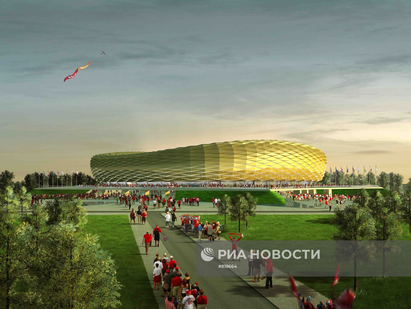 Макет стадиона в Калининграде к ЧМ по футболу 2018 года