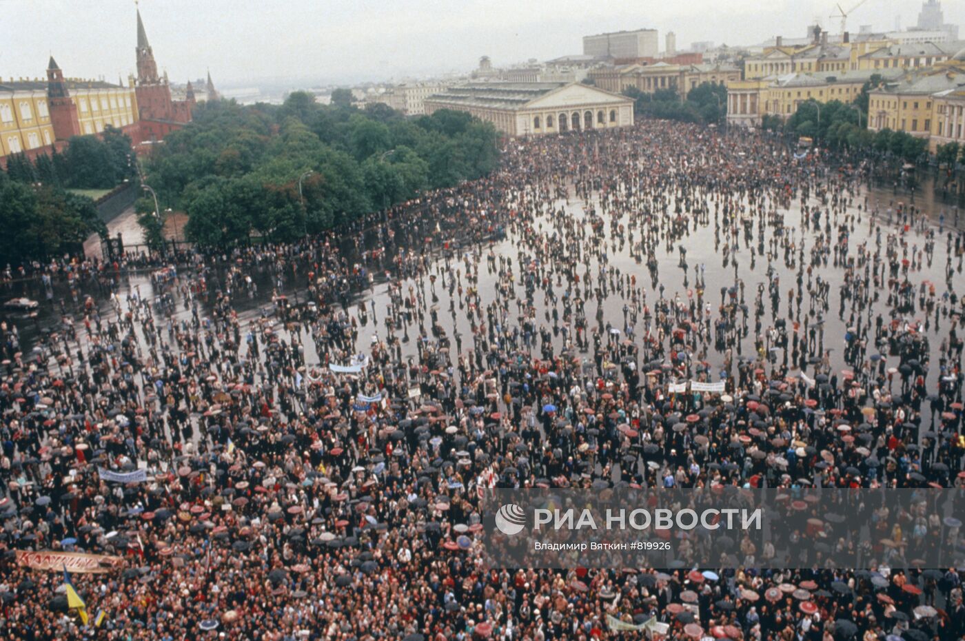 "Иллюзии демократии". Митинг на Манежной площади в Москве