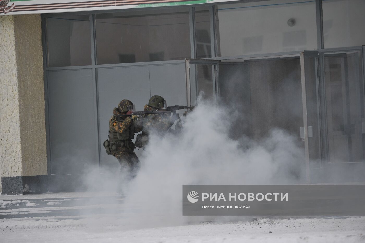 Учения антитеррористических подразделений ЦВО