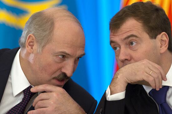 Дмитрий Медведев, Александр Лукашенко