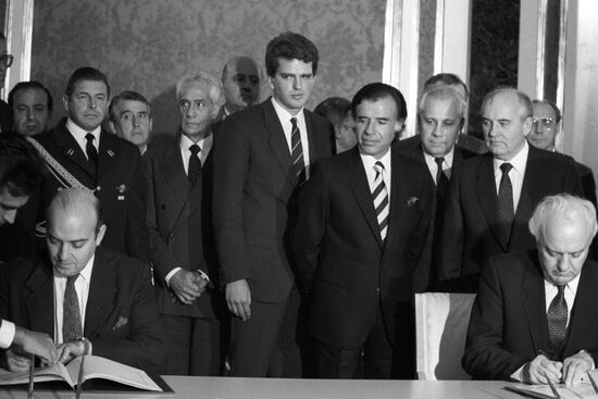 Визит в СССР аргентинской делегации