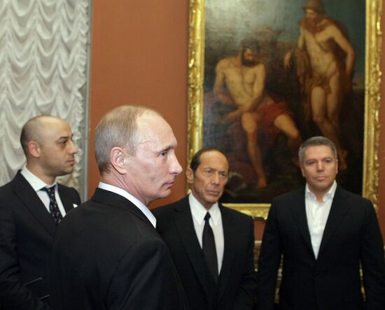 Владимир Путин посетил Русский музей в Санкт-Петербурге