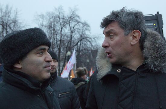Гарри Каспаров и Борис Немцов