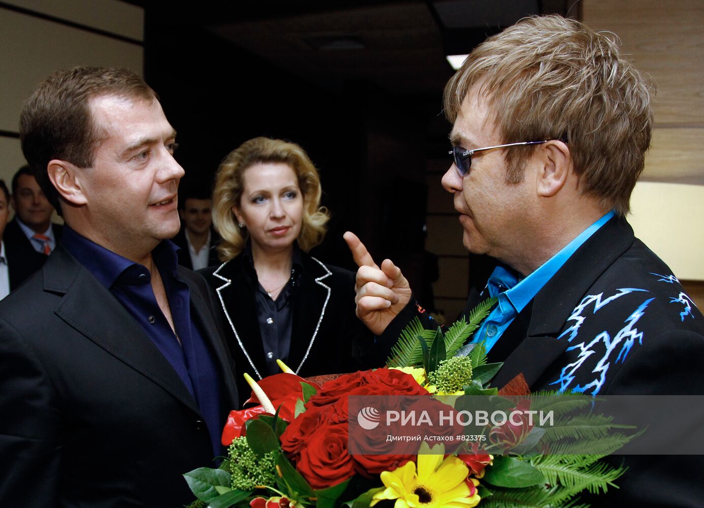 Дмитрий Медведев посетил концерт Элтона Джона