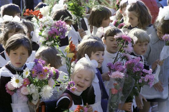 1-е сентября в Южно-Сахалинске