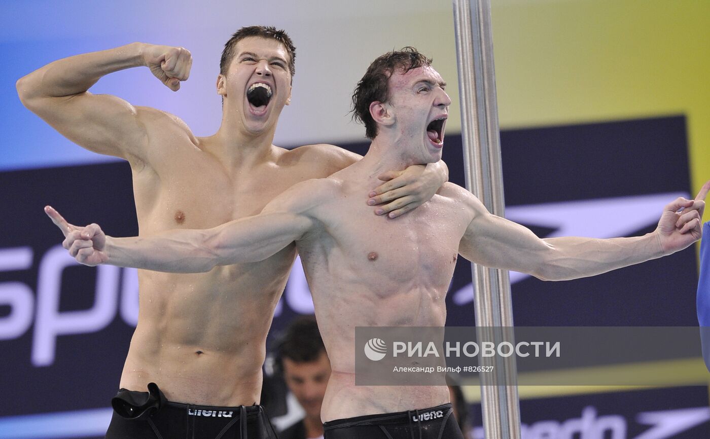 Плавание. Чемпионат мира FINA. Второй день