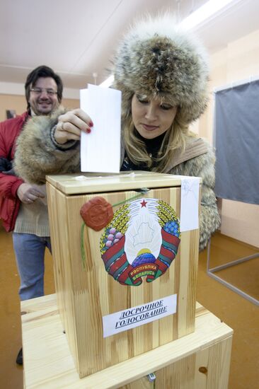 Подготовка к выборам президента Белоруссии