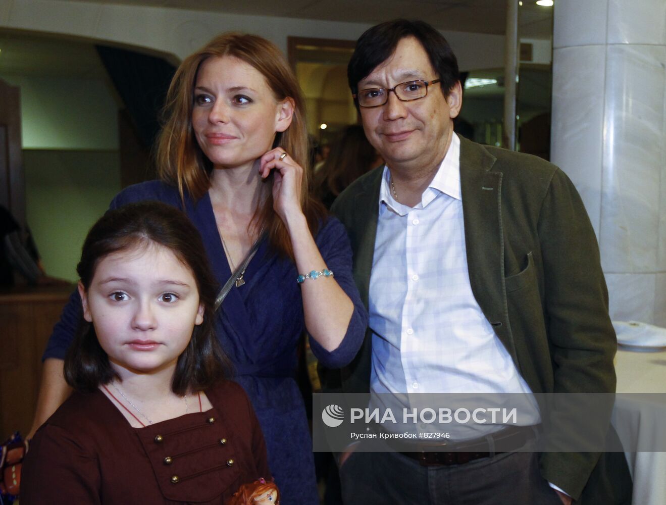 Егор Кончаловский с семьей