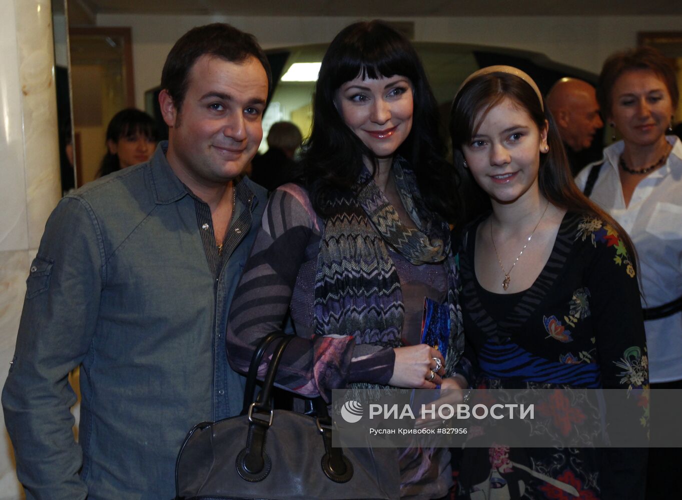 Нонна Гришаева с семьей