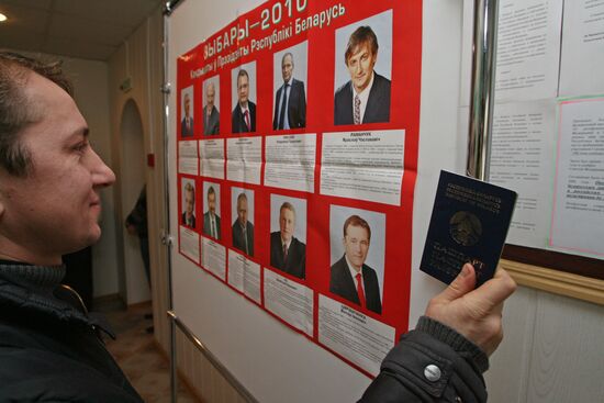 Выборы президента Республики Беларусь в Калининграде