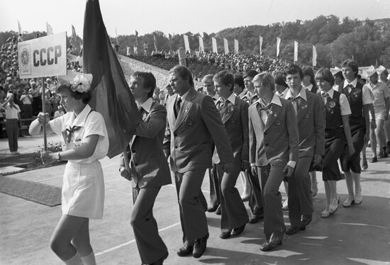 Соревнования юных пожарных