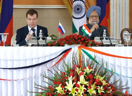 Официальный визит Дмитрия Медведева в Индию