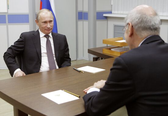 Переговоры В. Путина с Д. Цетше