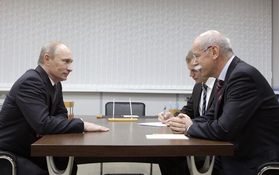 Переговоры В. Путина с Д. Цетше