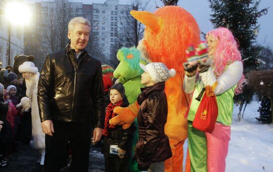 Мэр Москвы Сергей Собянин посетил московский детский дом