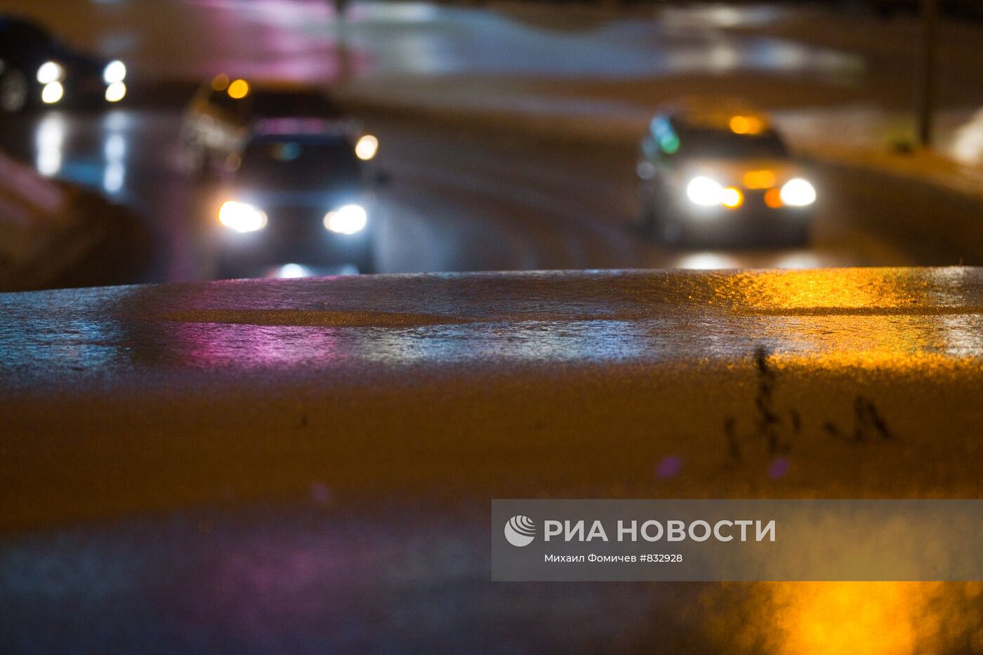Последствия ледяного дождя в Москве
