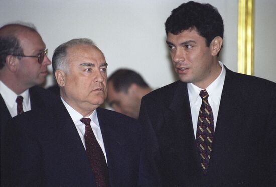 Виктор Черномырдин и Борис Немцов