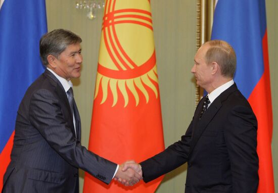 Встреча Владимира Путина с Алмазбеком Атамбаевым