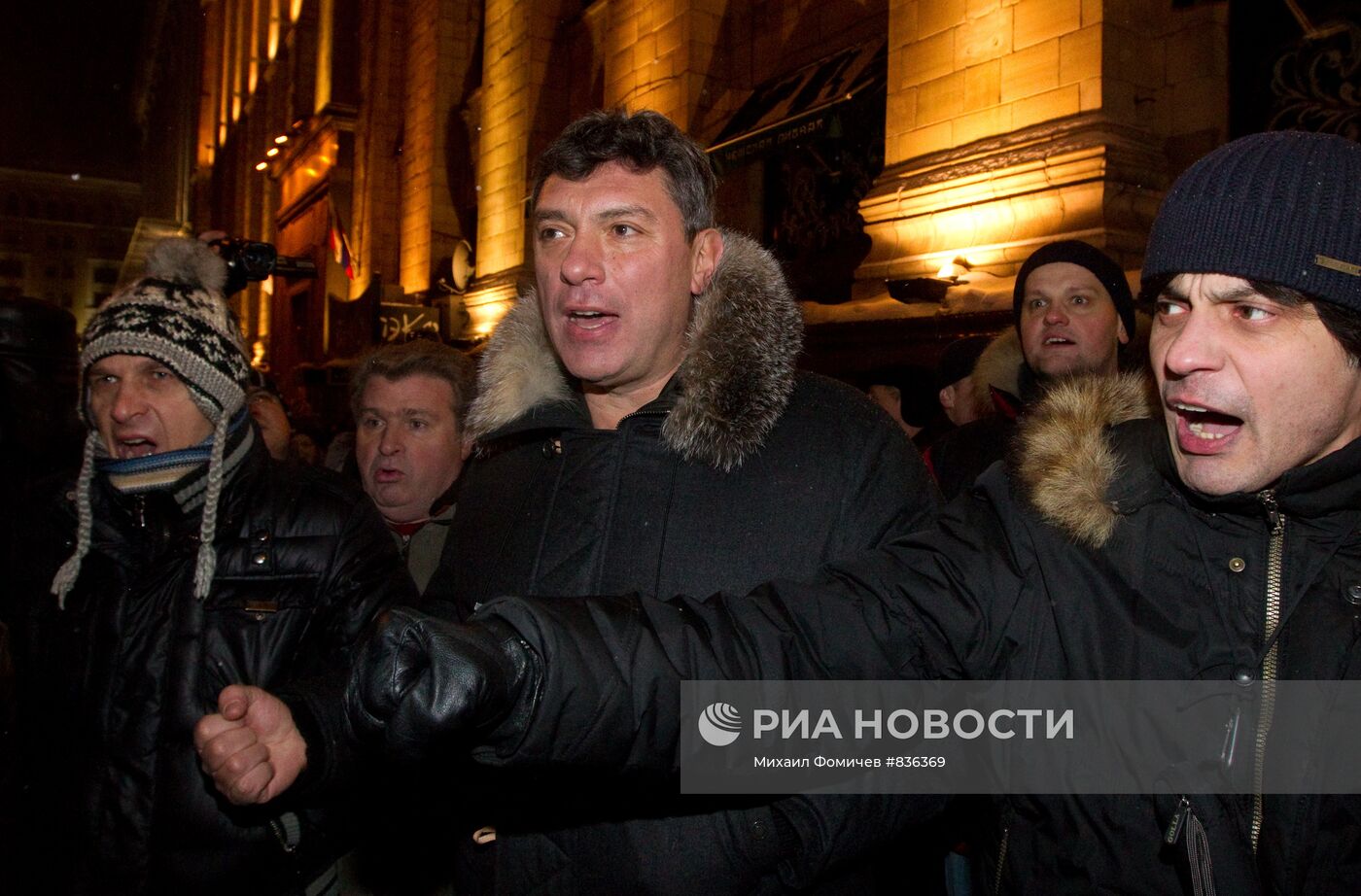 Борис Немцов на Триумфальной площади