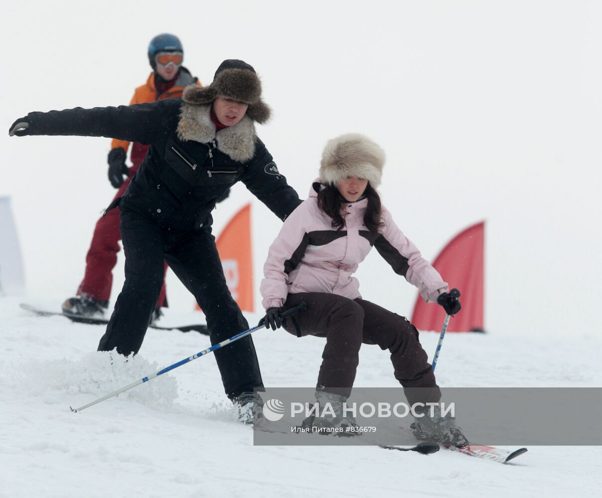 Активный отдых на лыжных трассах Подмосковья