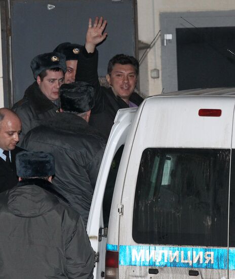 Рассмотрение жалобы на арест Бориса Немцова
