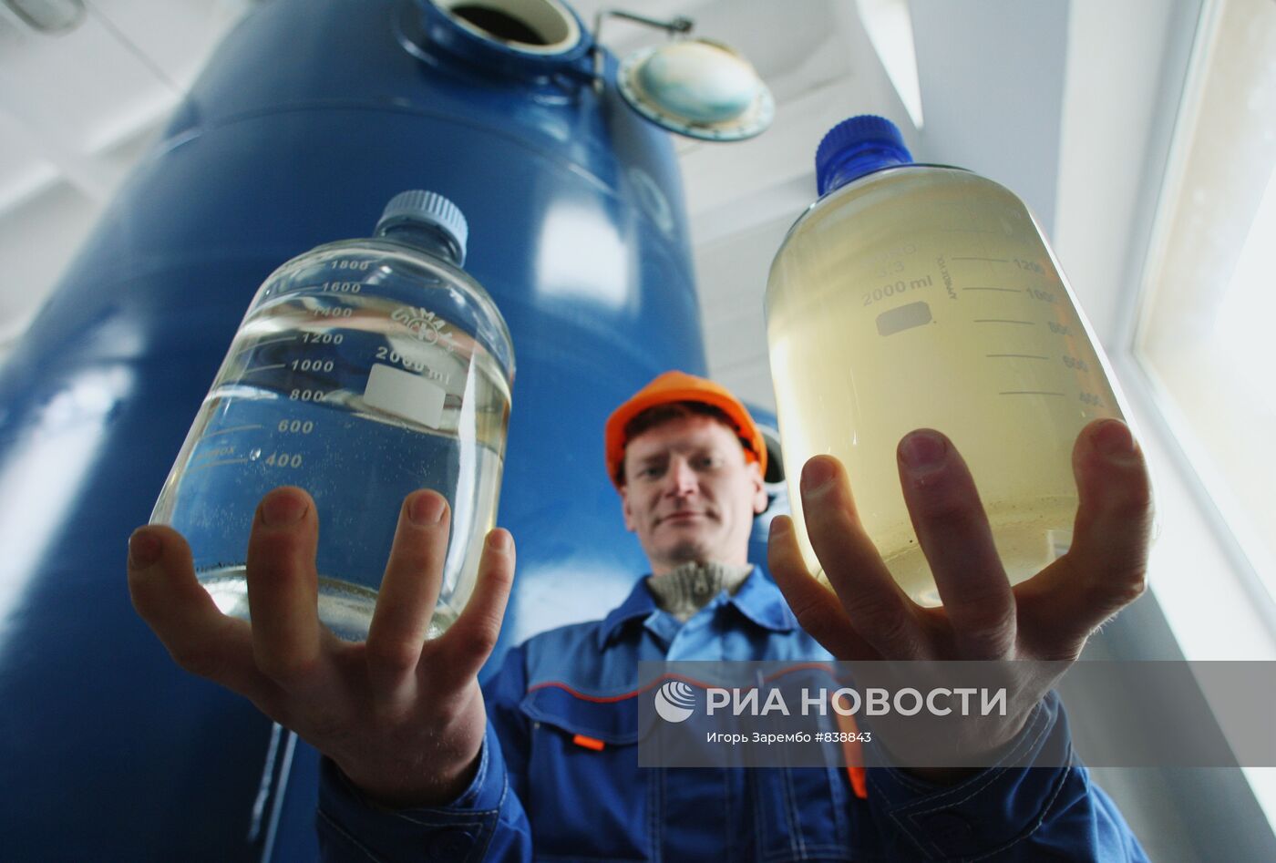 Открытие станции обезжелезивания воды в пригороде Калининграда