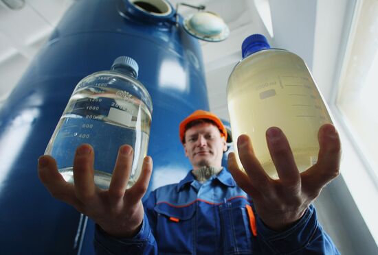 Открытие станции обезжелезивания воды в пригороде Калининграда
