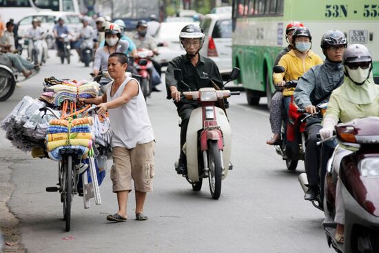 Местные жители города Нячанга