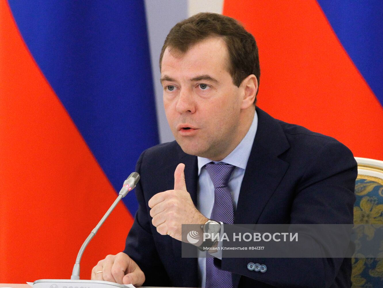 Дмитрий Медведев встретился с руководством Федерального собрания