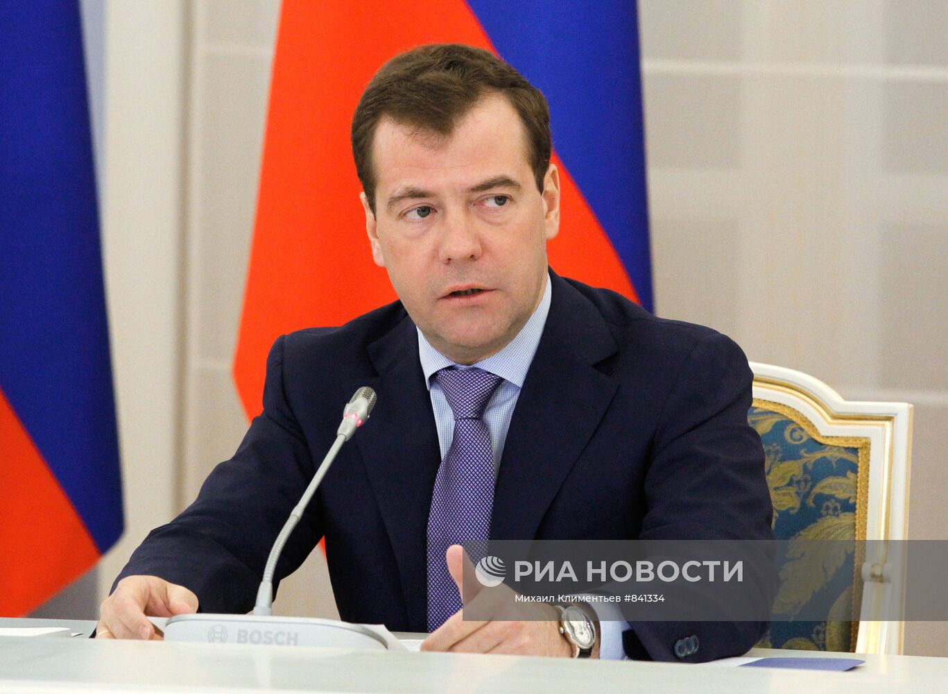 Дмитрий Медведев встретился с руководством Федерального собрания