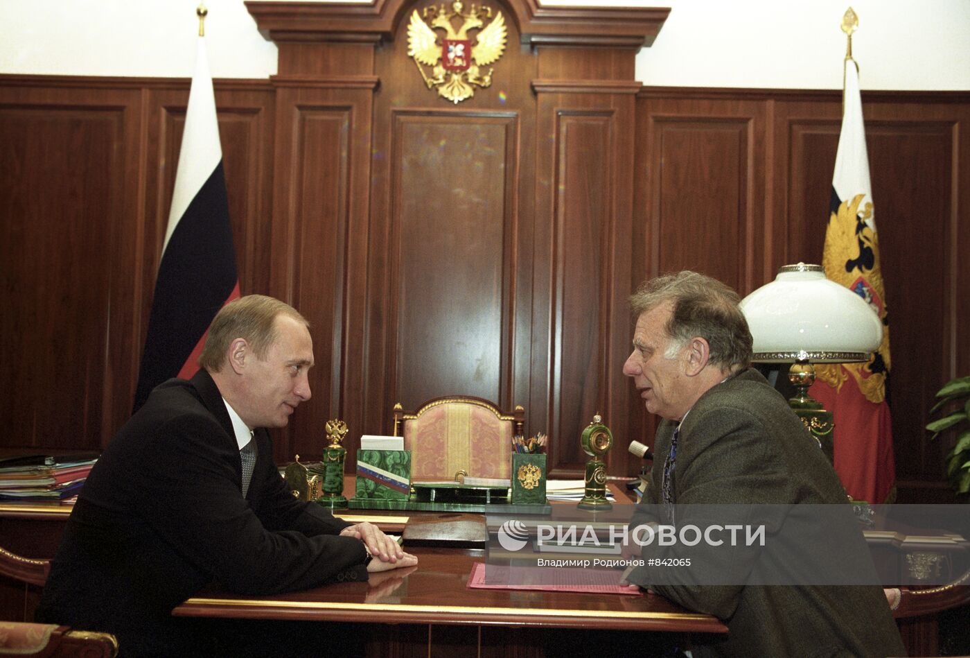 Встреча В. В. Путина с Ж. И. Алферовым
