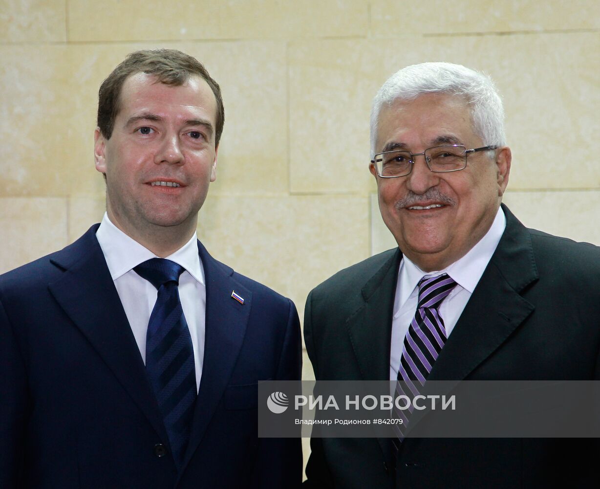 Рабочий визит Дмитрия Медведева в Палестинскую автономию