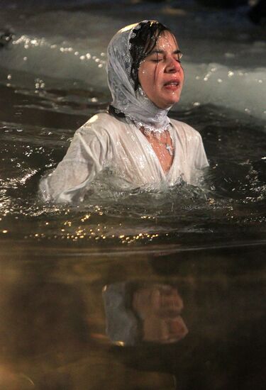 Крещенские купания в Серебряном бору