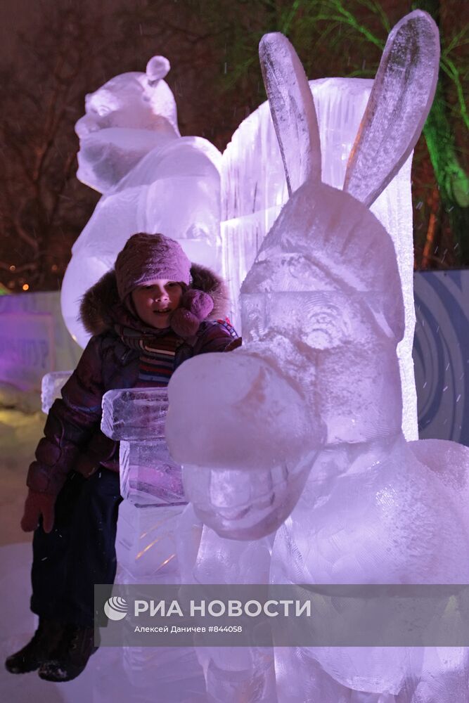Открытие фестиваля ледовых скульптур "Империя льда"