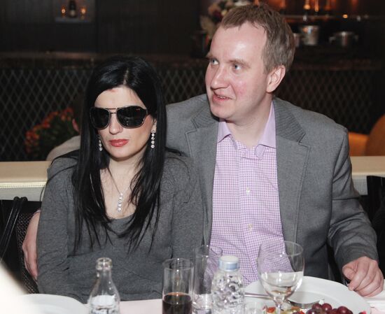 Диана Гурцкая с супругом адвокатом Петром Кучеренко