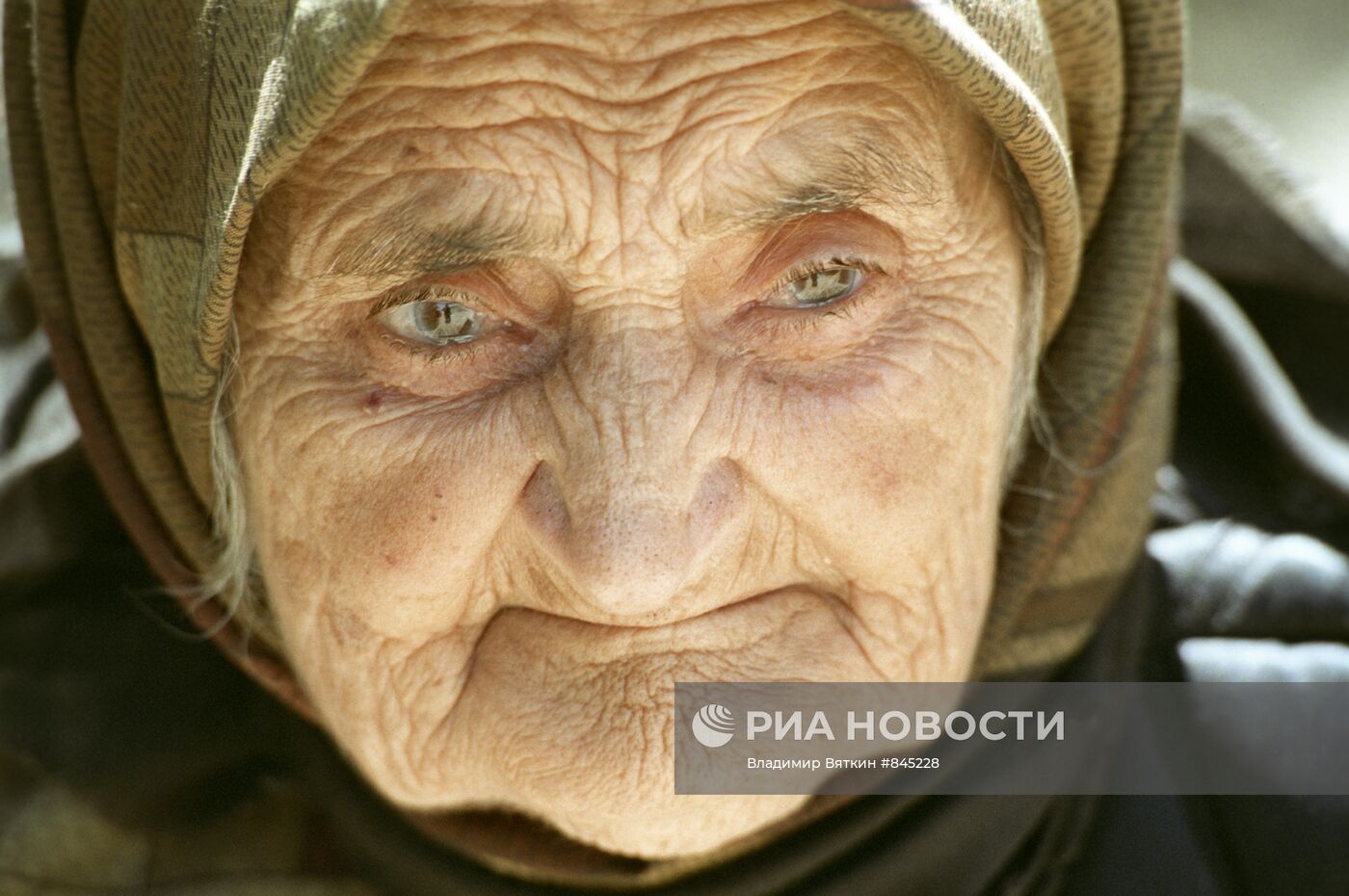 Жительница села Верхний Джалган Г. Амурханова