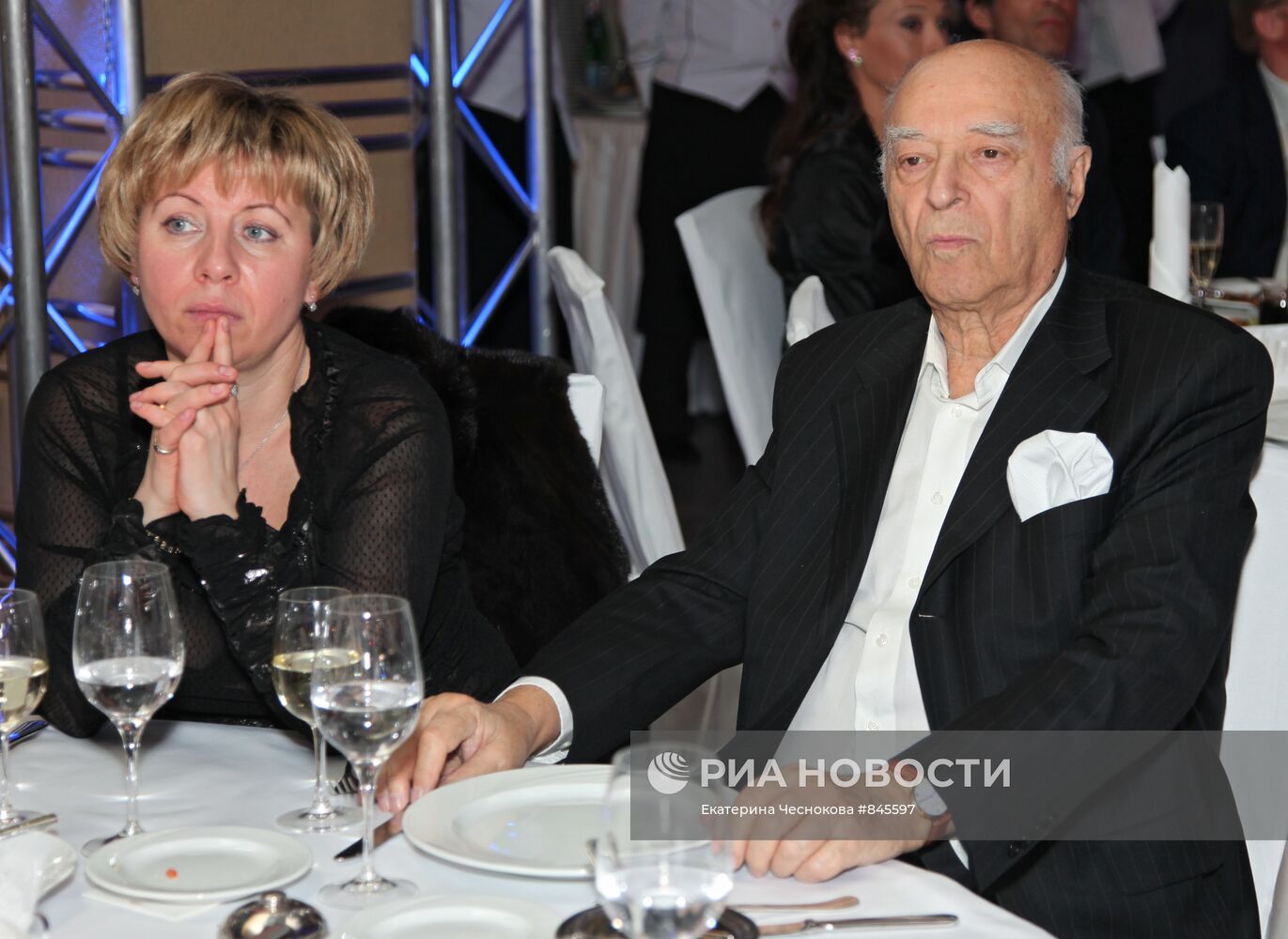 Владимир Этуш и его жена Елена