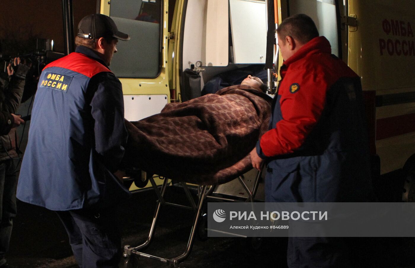 Пострадавший при взрыве в аэропорту "Домодедово"