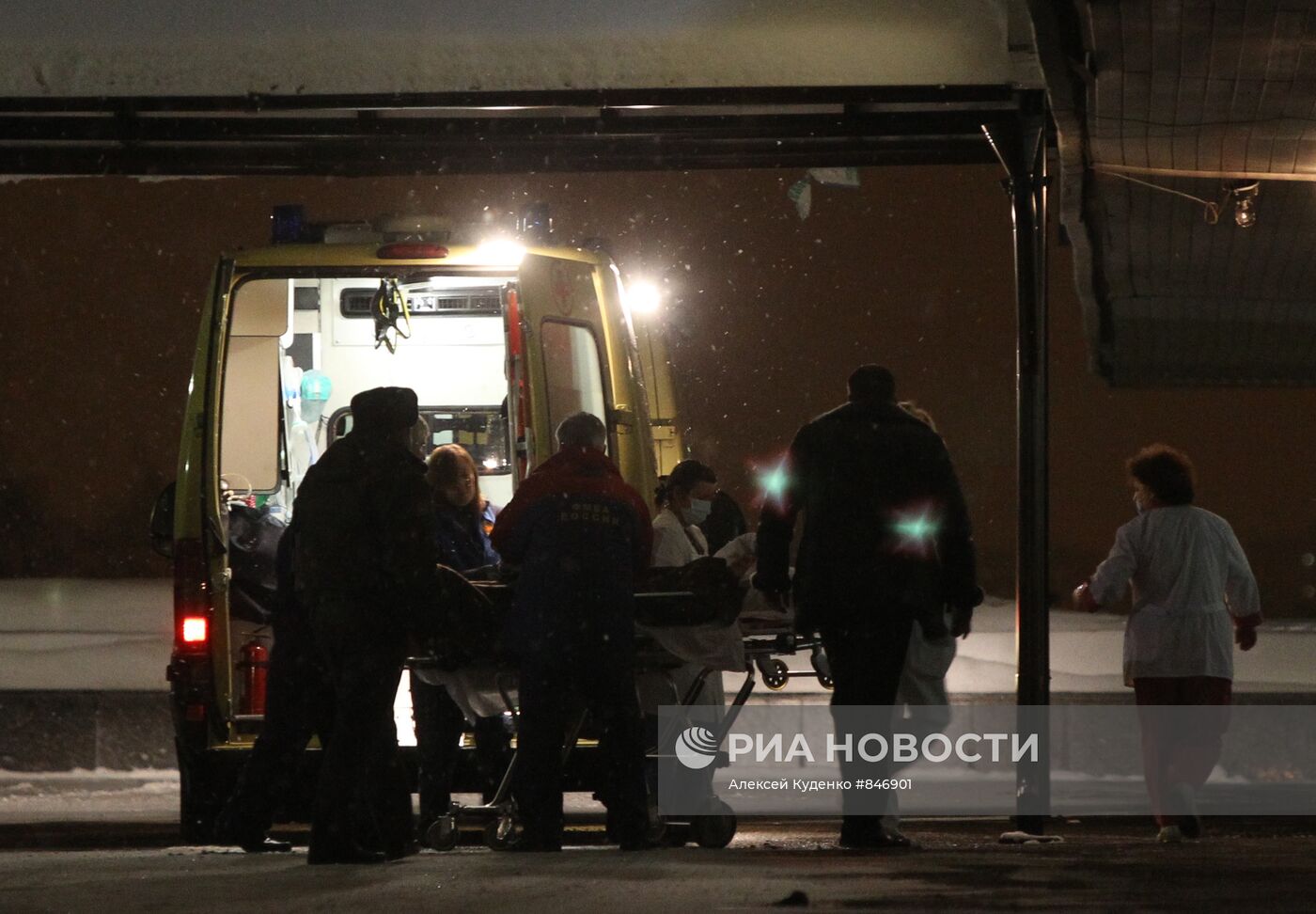 Пострадавший при взрыве в аэропорту "Домодедово"
