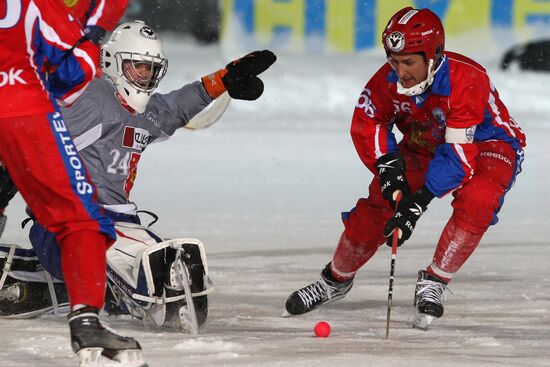 Хоккей с мячом. ЧМ-2011. Матч Россия - Финляндия