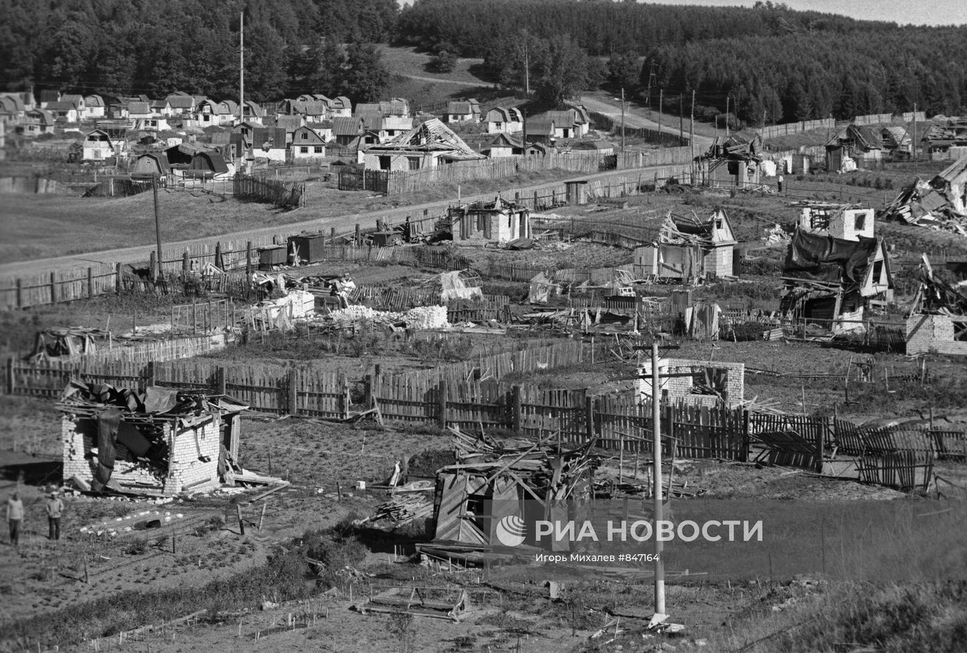 Последствия взрыва на станции Арзамас | РИА Новости Медиабанк