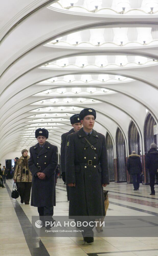 Усиление мер безопасности в московском метро