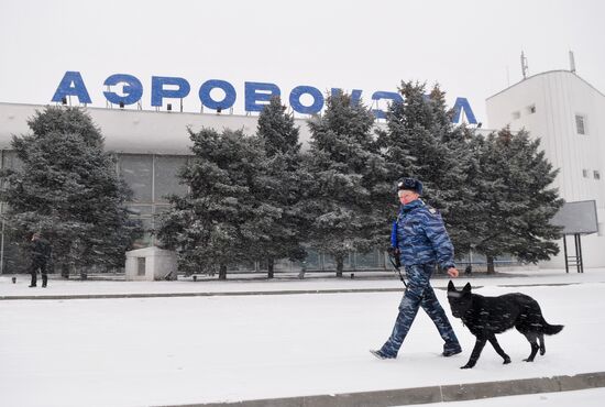 Усиление мер безопасности в аэропорту Ростова-на-Дону