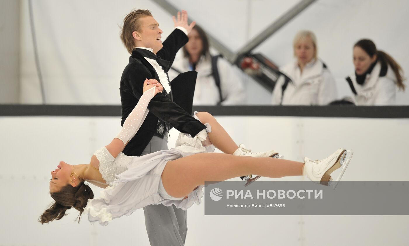 Фигурное катание. Чемпионат Европы. Тренировки