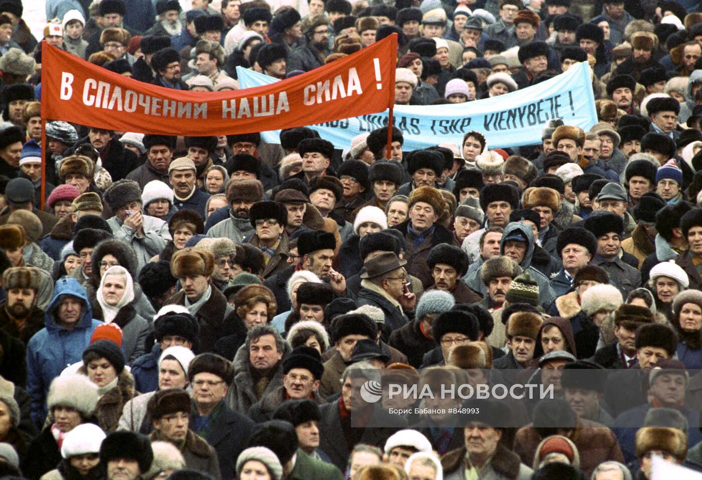 Митинг в Вильнюсе