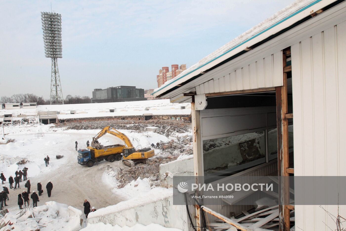Начало реконструкции стадиона "Динамо" в Москве