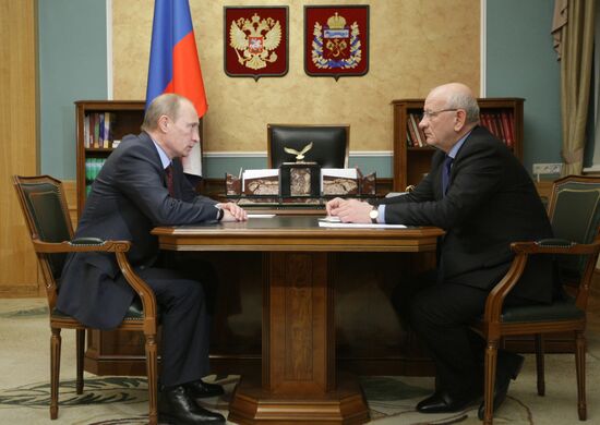 Встреча Владимира Путина с Юрием Бергом