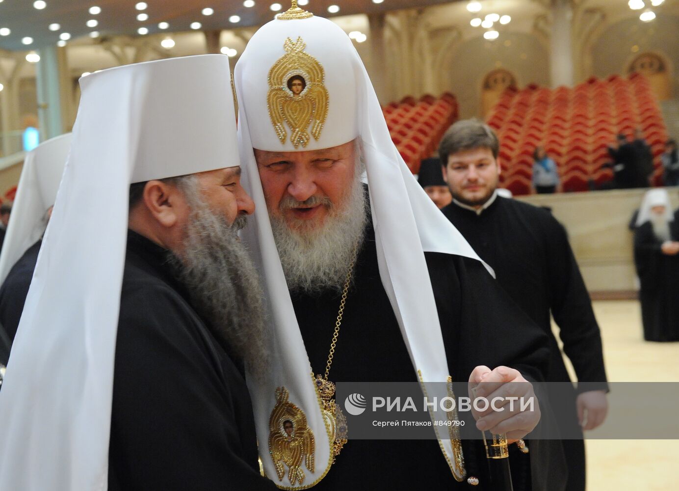 Патриарх Кирилл и митрополит Варсонофий